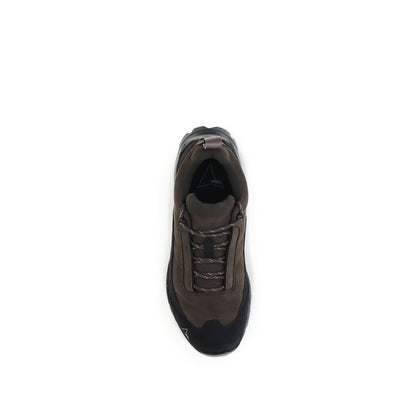 Brown Calf Leather Bos Taurus Athletic Sneakers