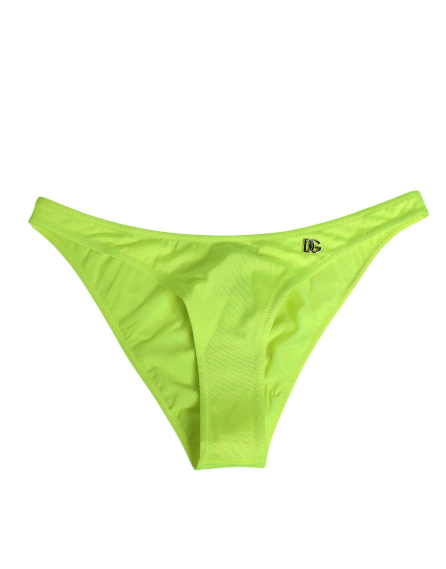 Neon Green DG Logo Swim Briefs Women Underwear
