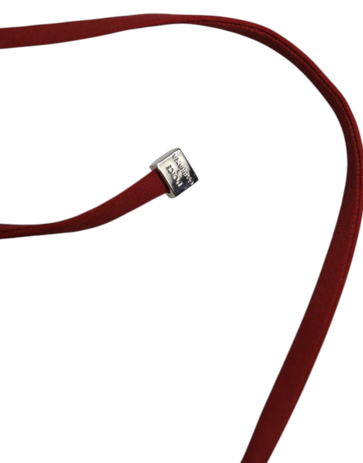 White Red Polka Dot Floral Print Triangle