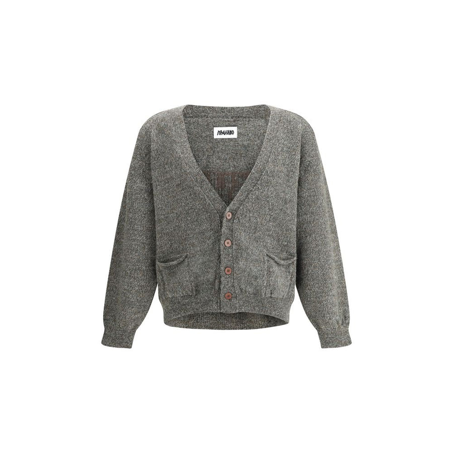 Gray Wool Cardigan