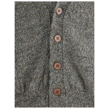 Gray Wool Cardigan