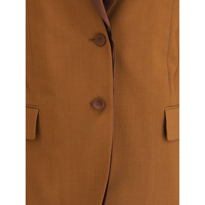 Brown Wool Blazer