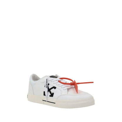 White Rubber Low Top Sneakers