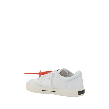 White Rubber Low Top Sneakers