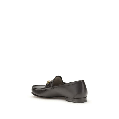 Brown Calf Leather Bos Taurus Slip-On Loafers