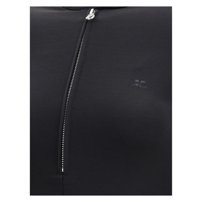 Black Viscose Casual Dress