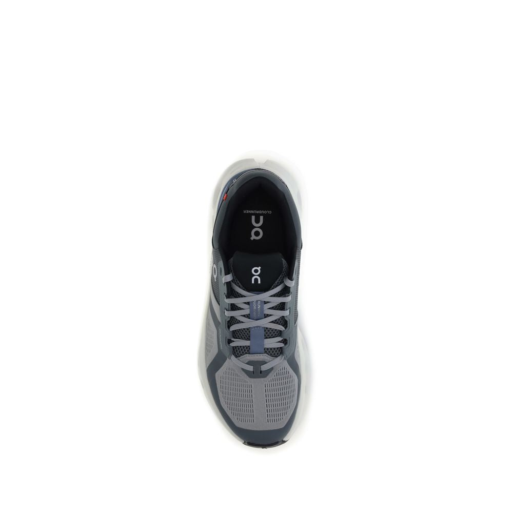 Gray Rubber Athletic Sneakers