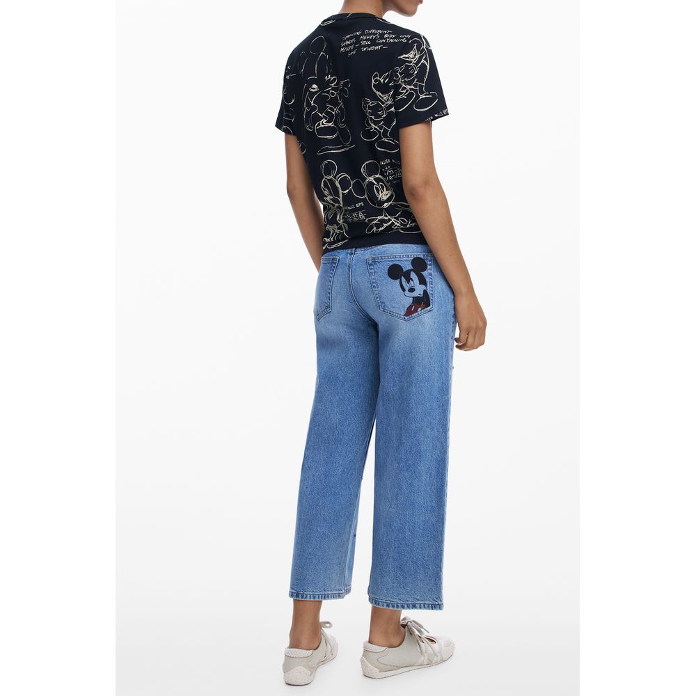 Black Cotton T-Shirt