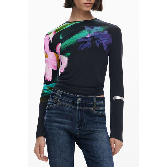 Black Elastane T-Shirt