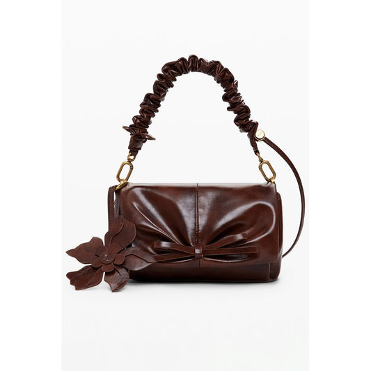 Marrone Poliuretano Women Handbag