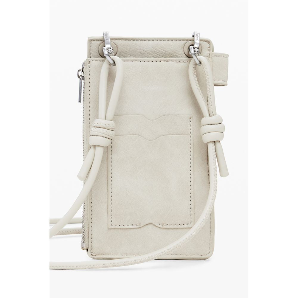 Beige Polyethylene Women Wallet