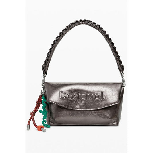 Black Polyurethane Women's Handbag