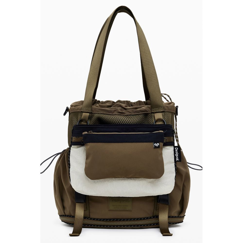 Green Polyester Handbag