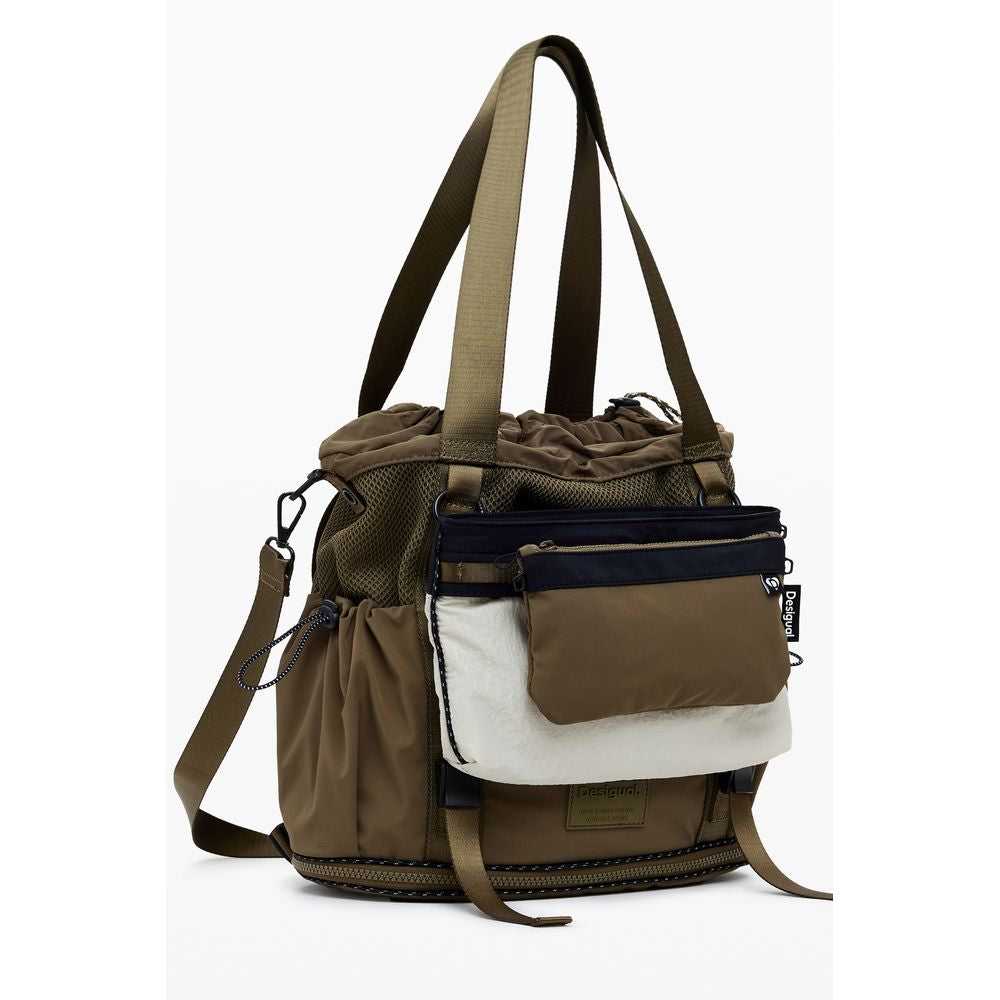 Green Polyester Handbag