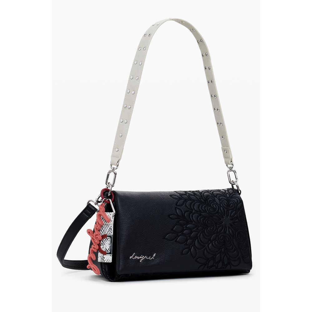 Black Polyurethane Women's Bag