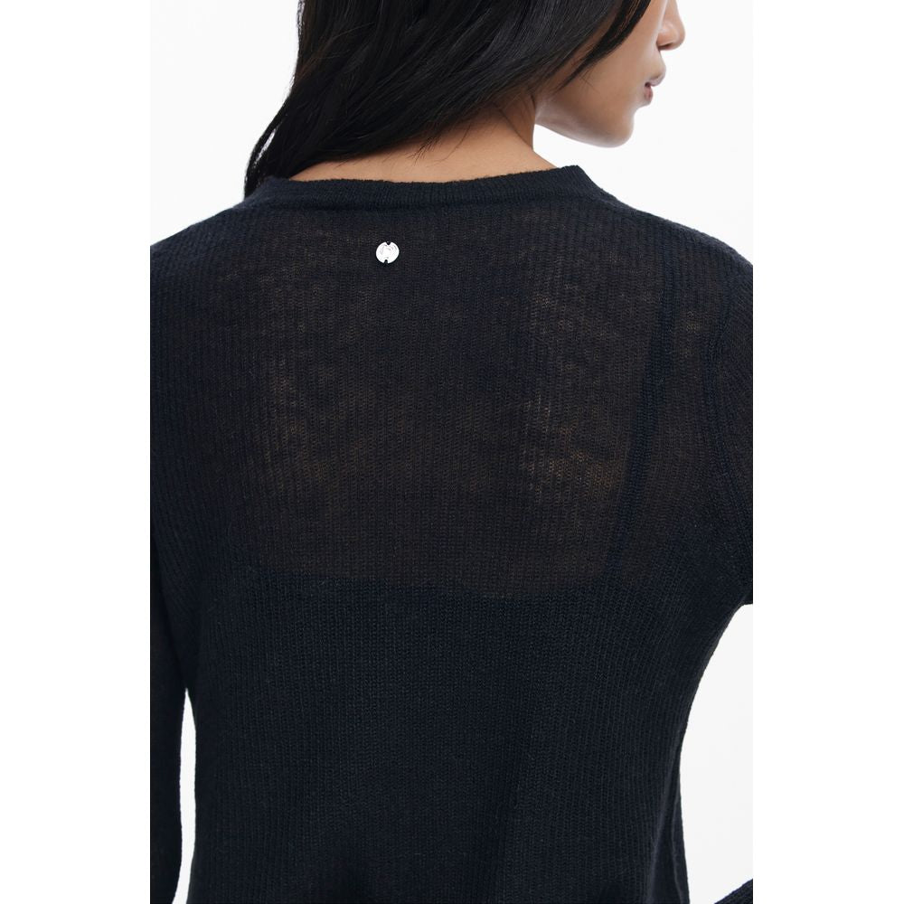 Black Polyester Women Dress