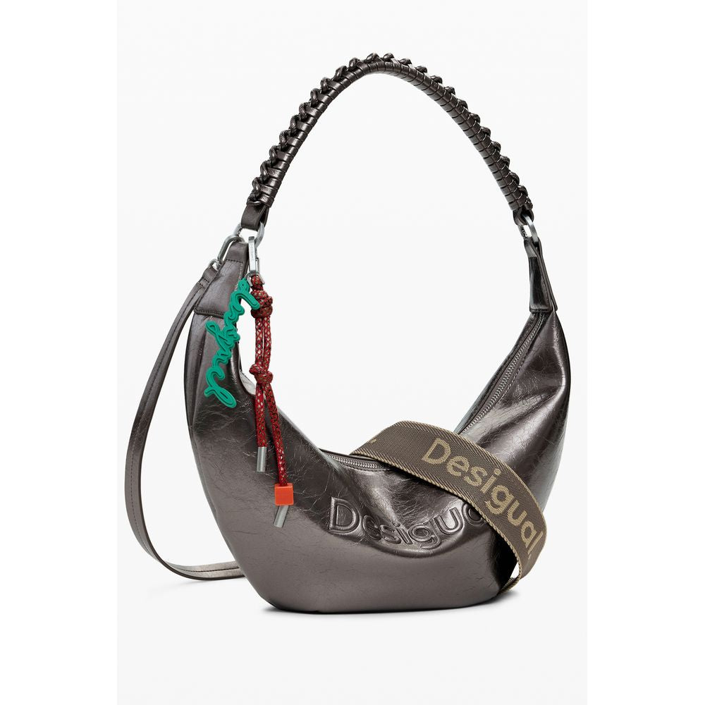 Bronze Polyethylene Women Handbag