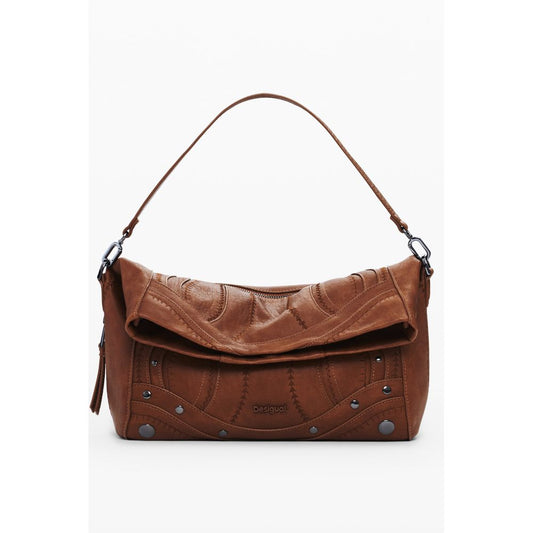 Brown Polyethylene Handbag