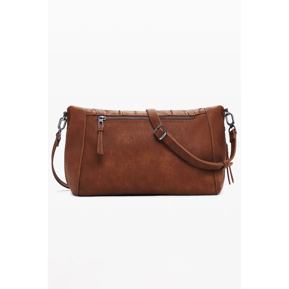 Brown Polyethylene Handbag