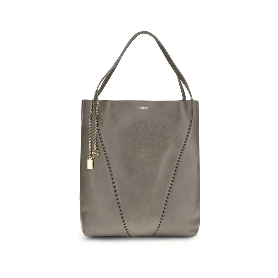 Gray Calf Leather Bos Taurus Shoulder Bag
