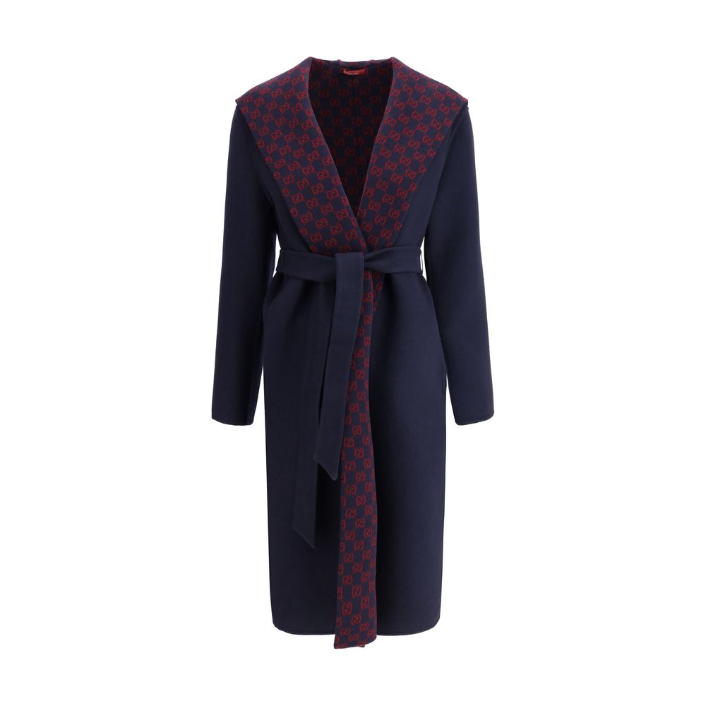 Blue Wool Coat