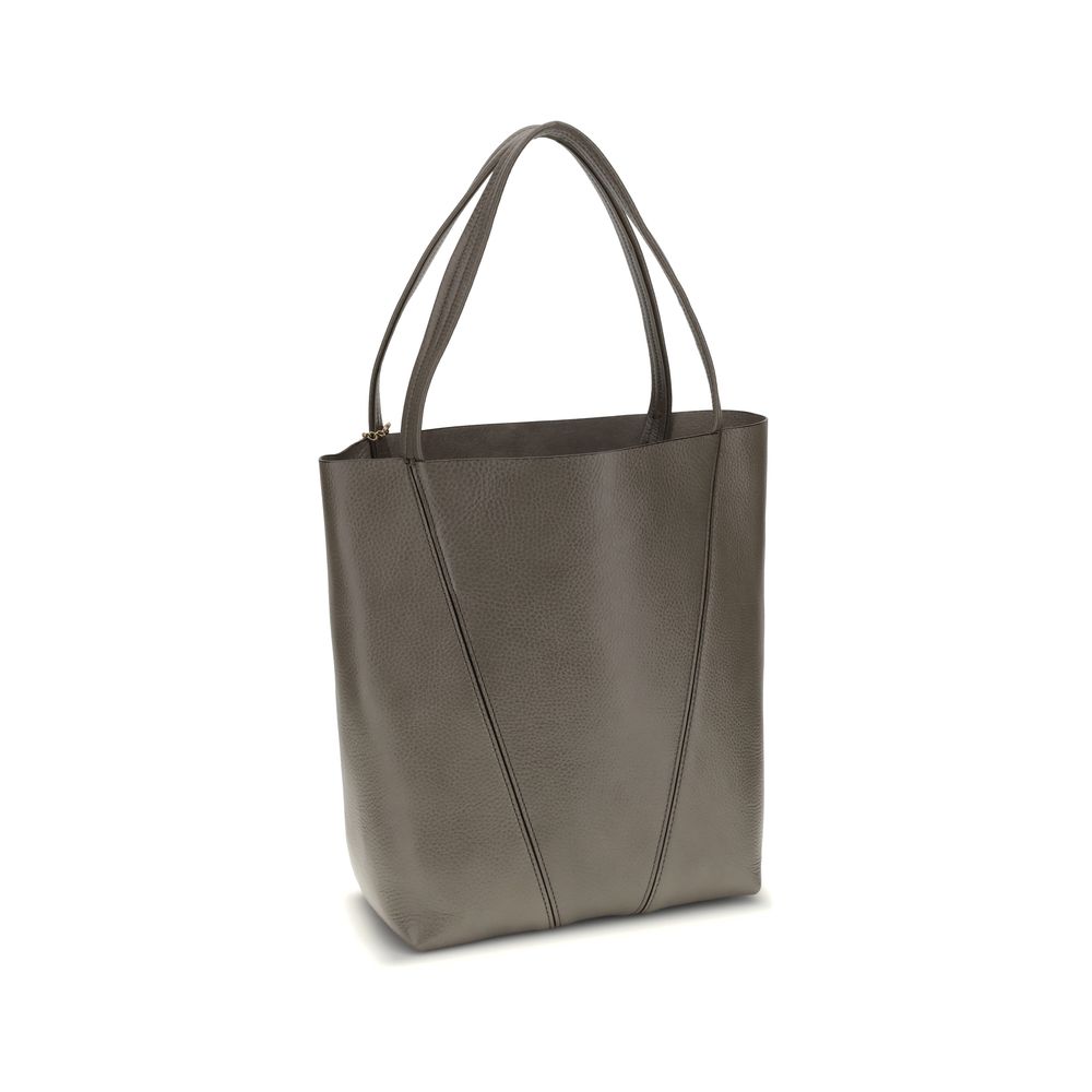Gray Calf Leather Bos Taurus Shoulder Bag