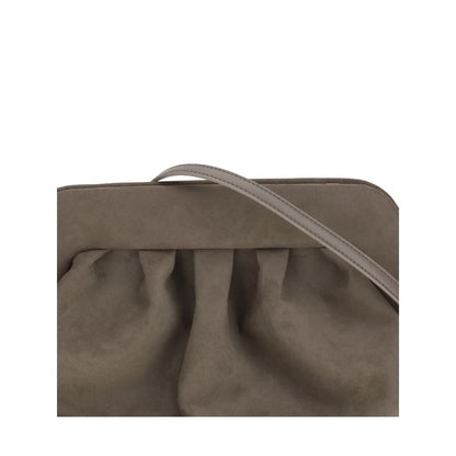 Brown Other Fibres Clutch Bag