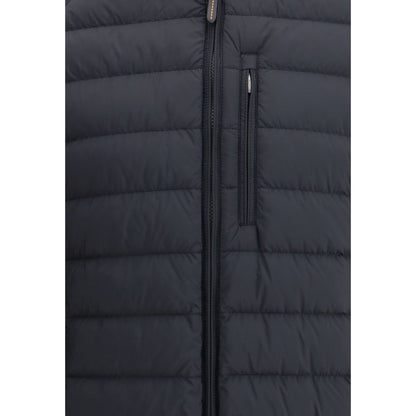 Black Polyamide Full-Length Jacket