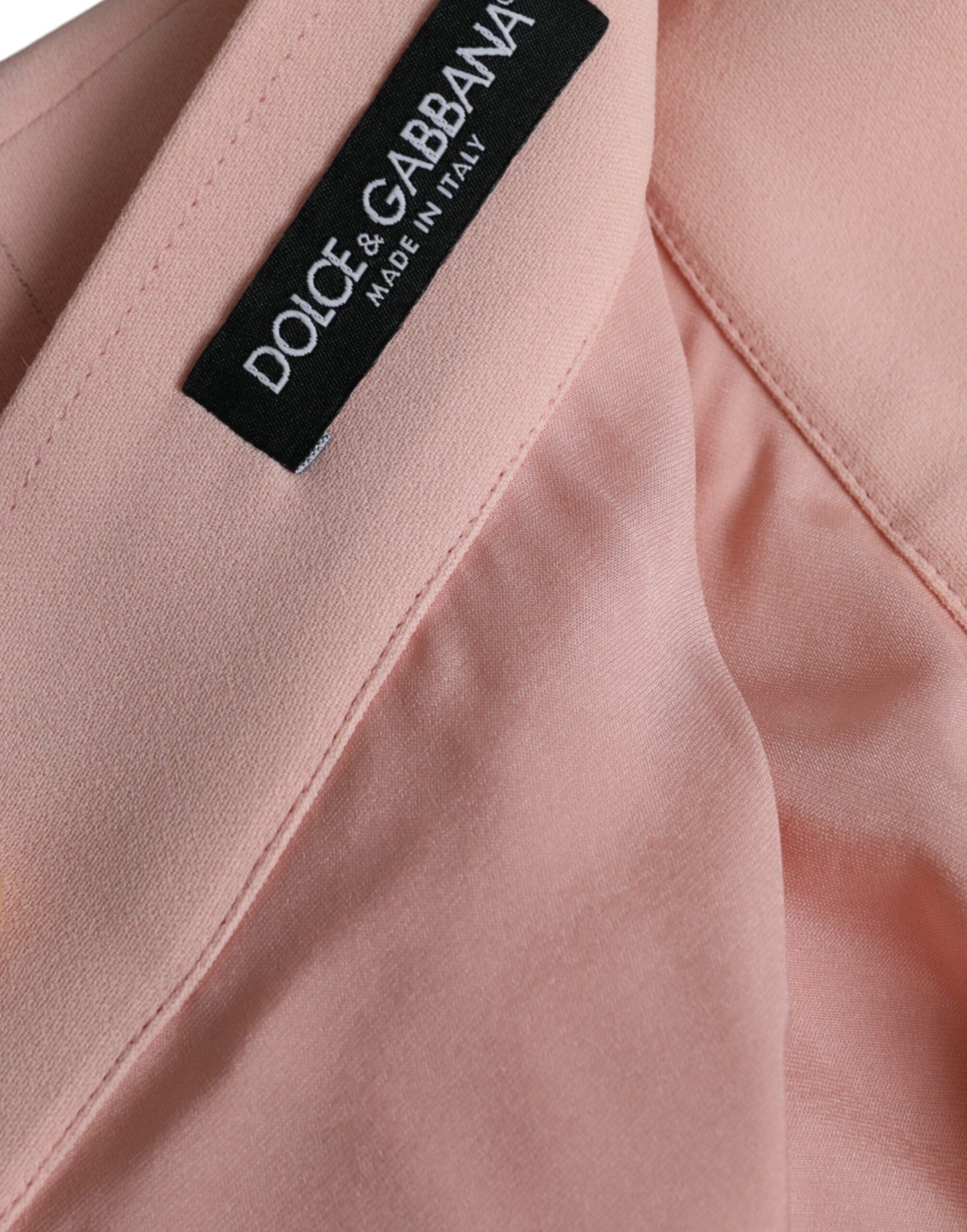 Light Powder Rose Viscose Pleated Skirt