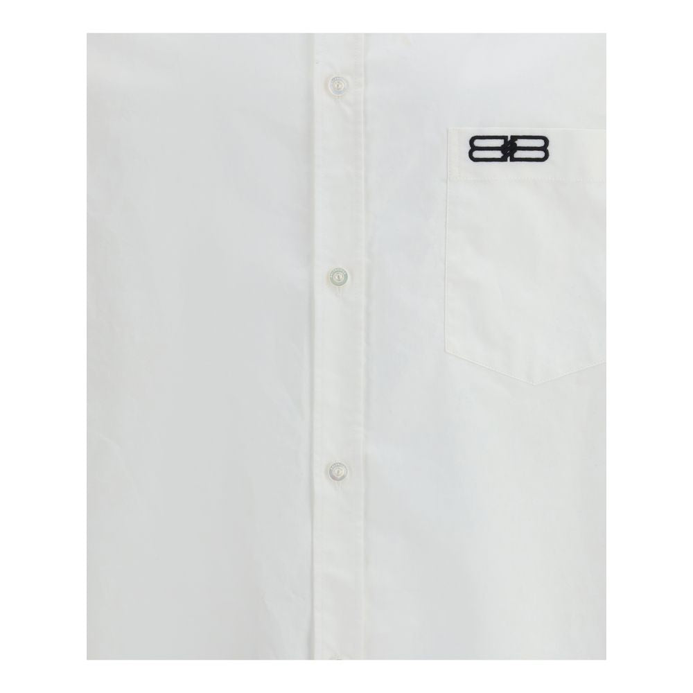 White Cotton Dress Shirt