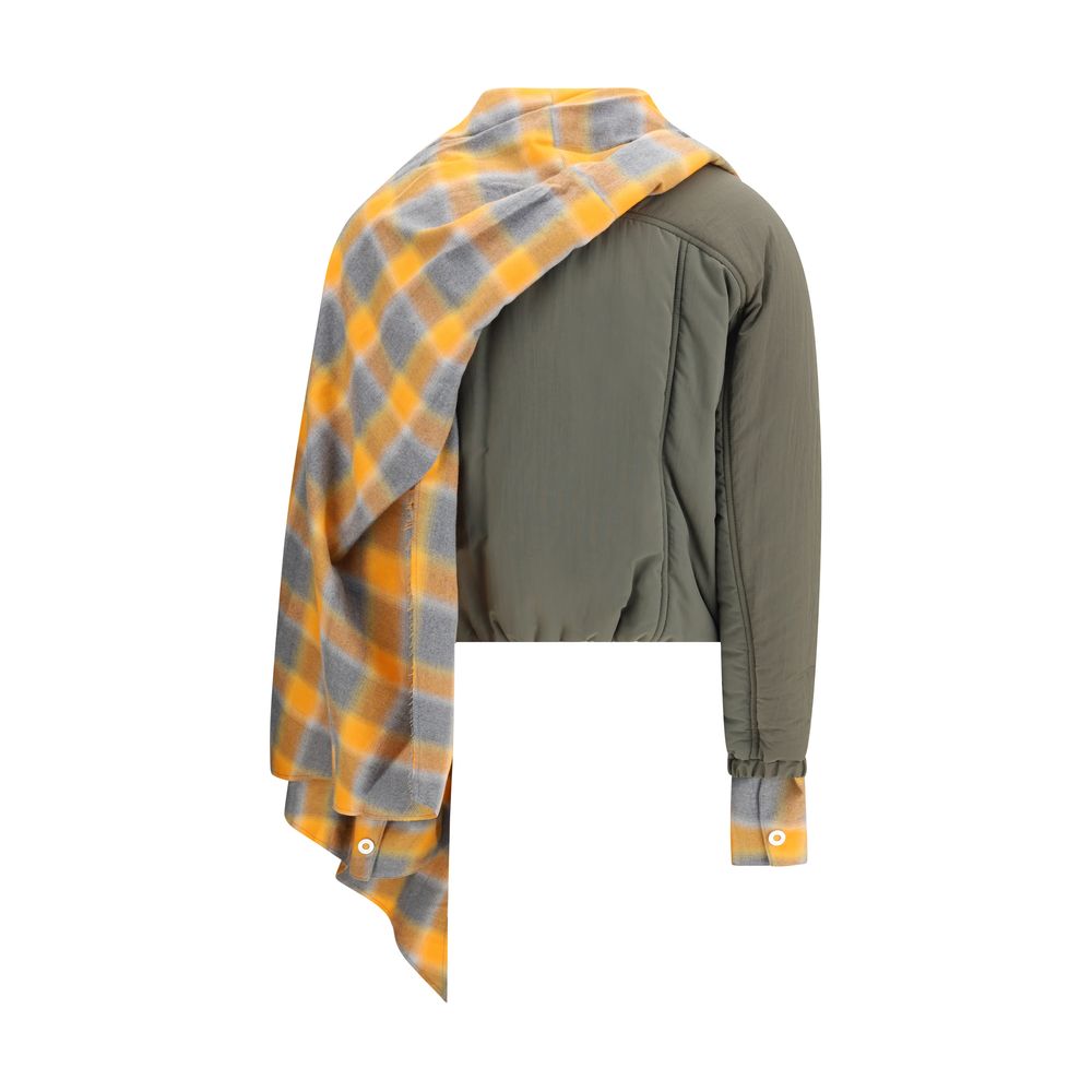 Bicolor Cotton Coat