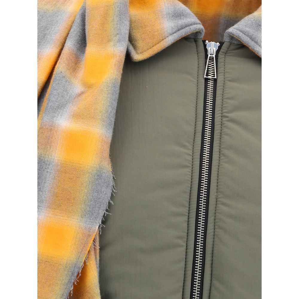 Bicolor Cotton Coat