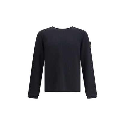 Black Merino Wool Sweatshirt