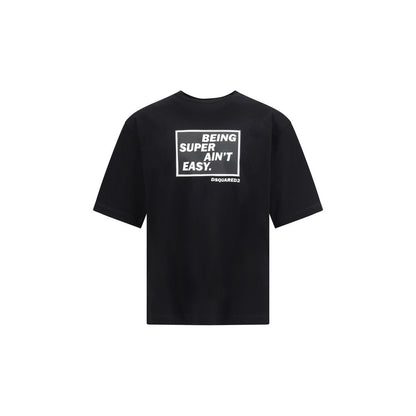Black Cotton T-Shirt