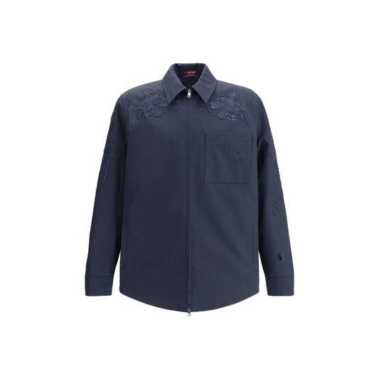 Blue Cotton Denim Jacket