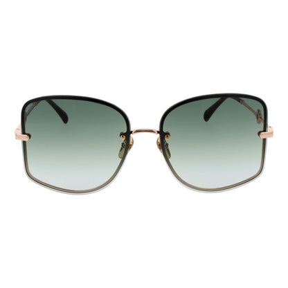 Rose Gold Metal Sunglasses