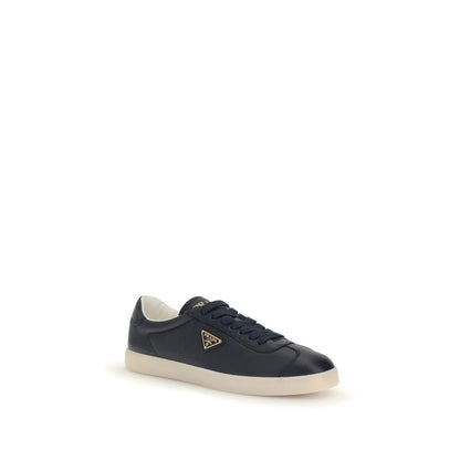 Blue Calf Leather Bos Taurus Low Top Sneakers