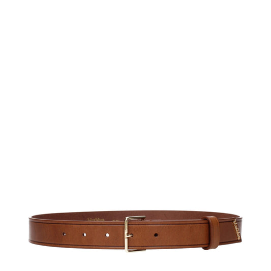Brown Leather Regular Belt
