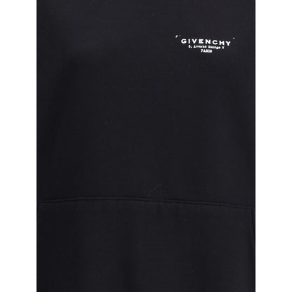 Black Cotton Sweatshirt