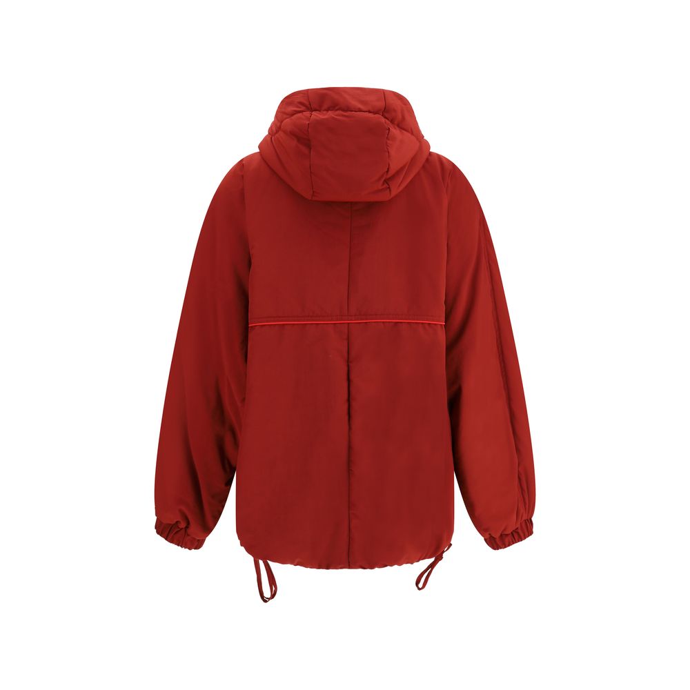 Red Polyamide Shell Jacket