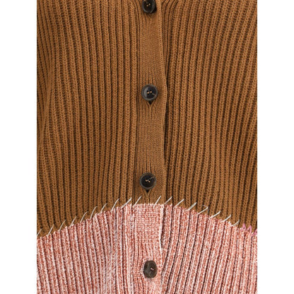Brown Viscose Cardigan