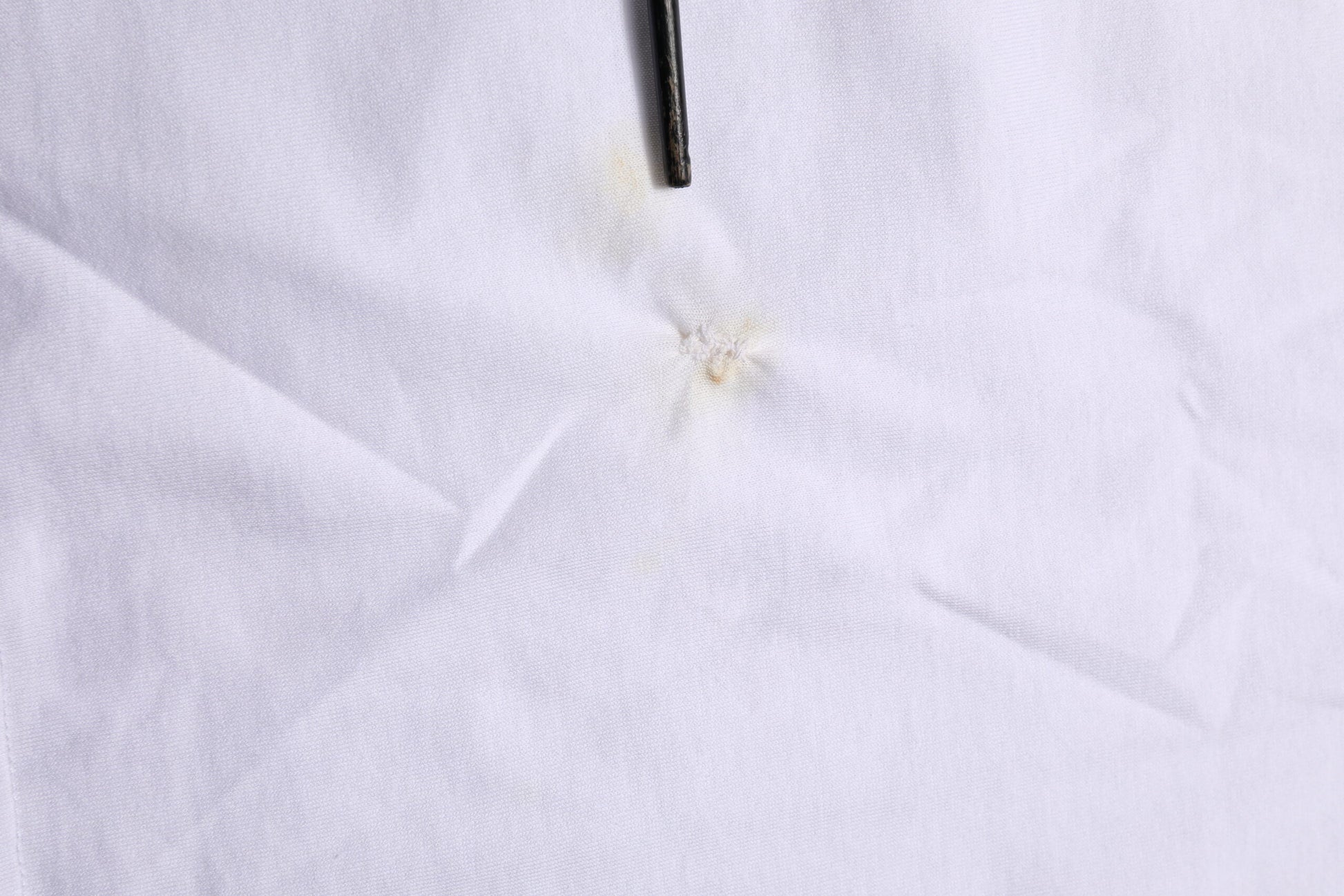 White Goodluck 2021 Cotton Crew Neck  T-shirt