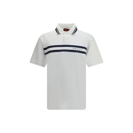 White Cotton Polo Shirt