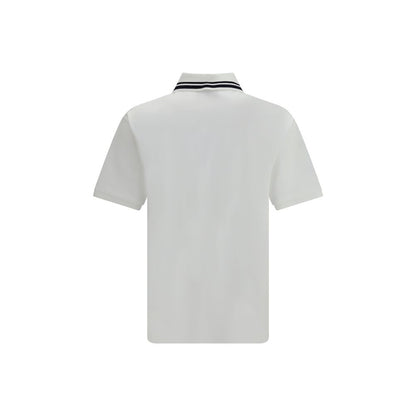 White Cotton Polo Shirt