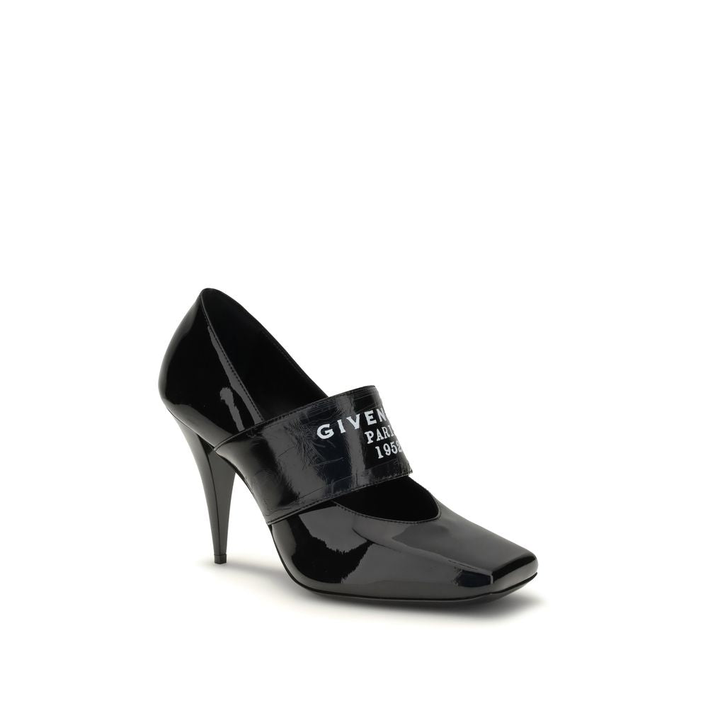 Black Calf Leather Bos Taurus High Heel Pumps