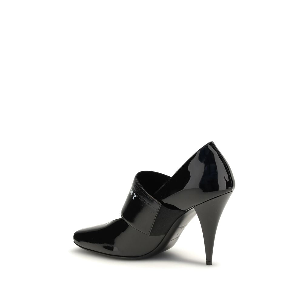 Black Calf Leather Bos Taurus High Heel Pumps