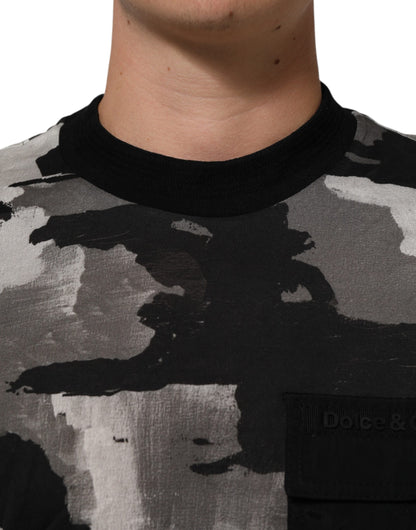 Multicolor Camouflage Men Short Sleeves T-shirt