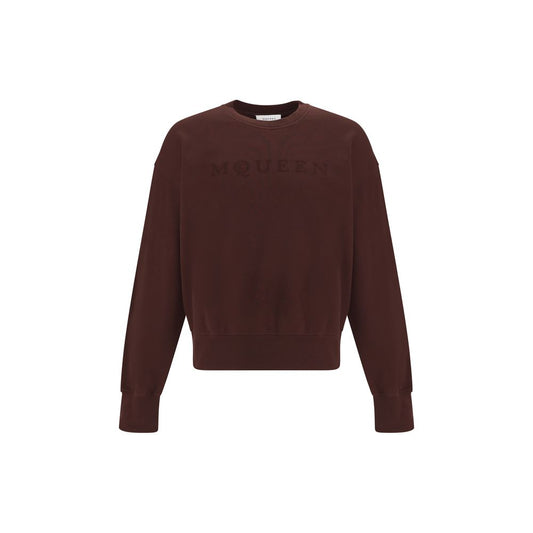 Brown Cotton Sweatshirt