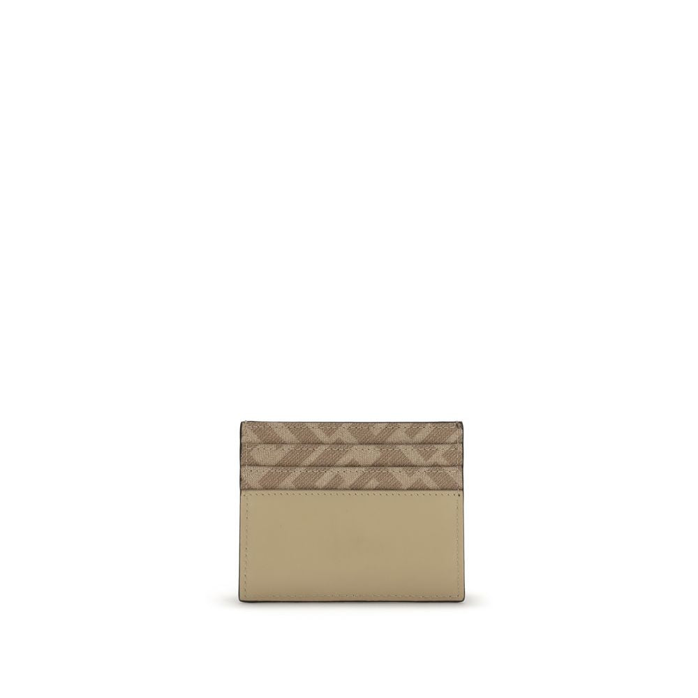 Beige Calf Leather Bos Taurus Wallet