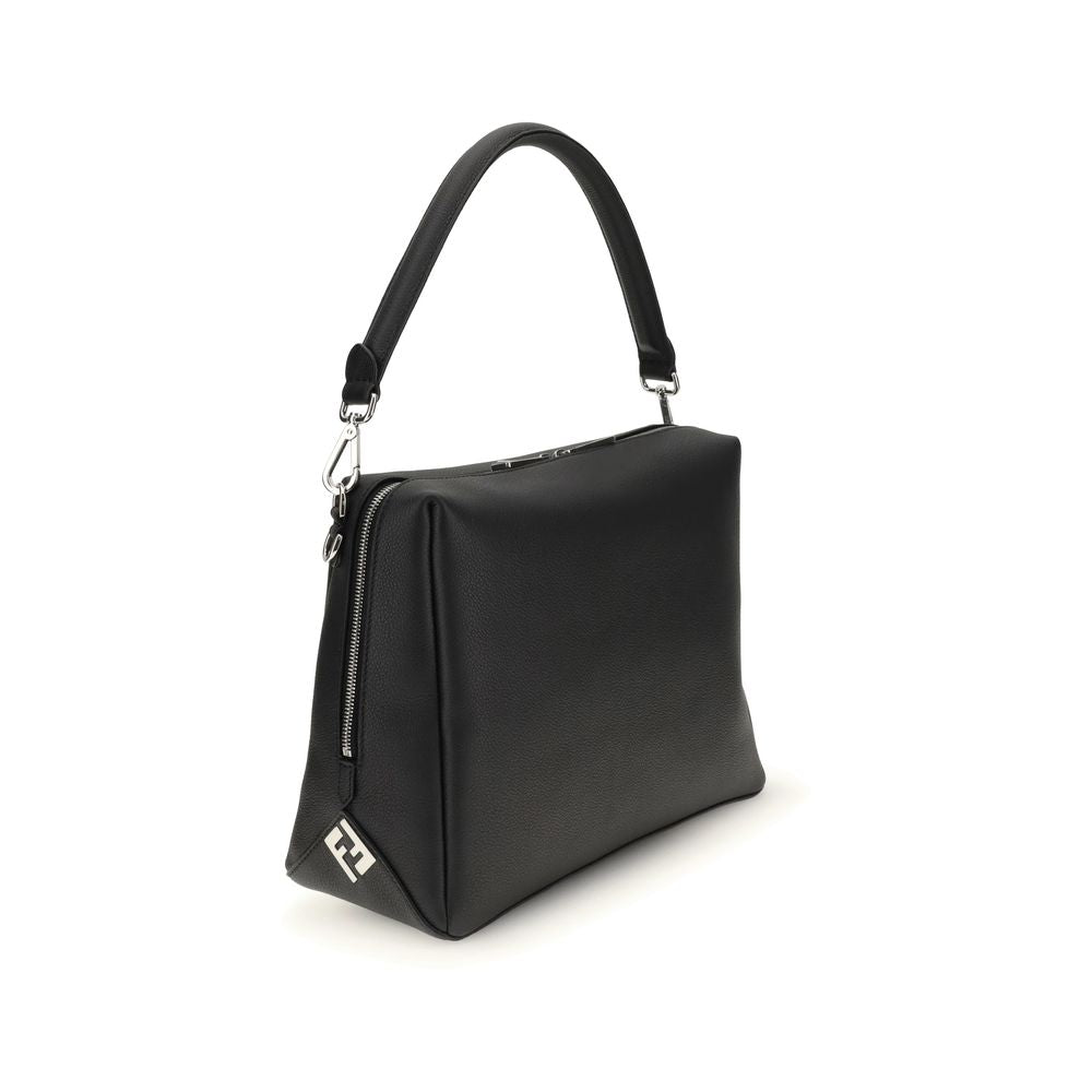 Black Calf Leather Bos Taurus Shoulder Bag